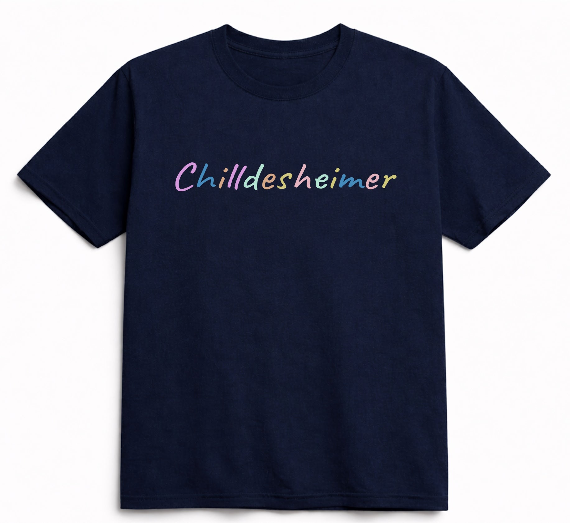 T-Shirt aus Bio-Baumwolle, Chilldesheimer, schwarz, Nr.014, inkl. Versand
