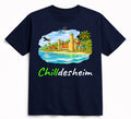 T-Shirt aus Bio-Baumwolle, Michaeliskirche-Variante, schwarz, Nr.007, inkl. Versand